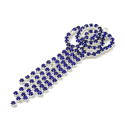Brass Rhinestone Pendants KK-I715-16S-01-1