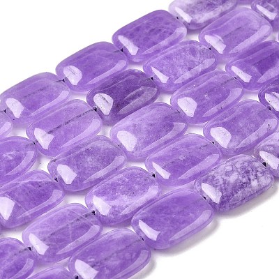 Natural Dyed Malaysia Jade Beads Strands G-B137-B02-01B-1