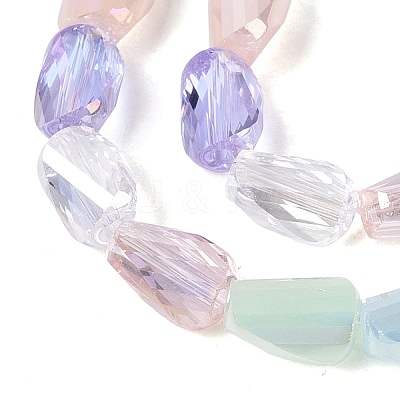 Electroplate Mixed Styles Glass Beads Strands EGLA-N022-10A-A02-1