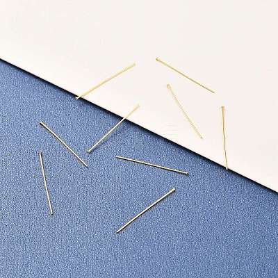 Brass Flat Head Pins X-KK-F824-114A-G-1