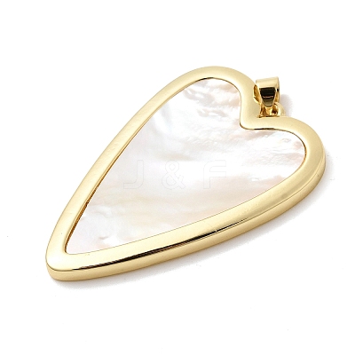 Natural Shell Pendants KK-H529-1