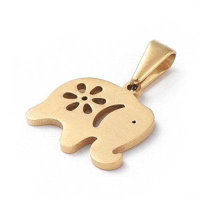 304 Stainless Steel Pendants STAS-I127-015G-1