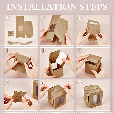 Cardboard Gift Packing Boxes LS-CON-WH0089-262A-1