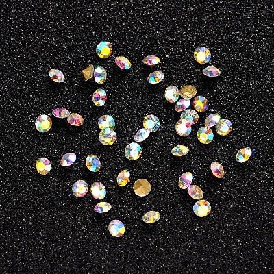 Glass Pointed Back Rhinestone CR2mm11Y-1-1