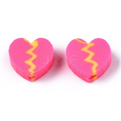Handmade Polymer Clay Beads CLAY-N008-023G-1