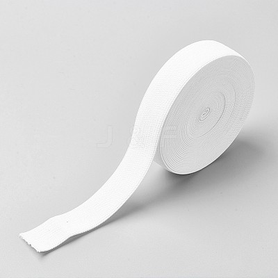 Flat Elastic Rubber Cord/Band LS-EC-WH0005-A-02-1