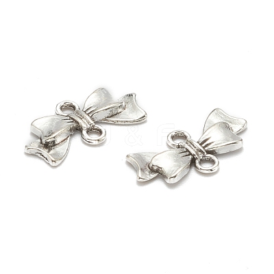 Bowknot Alloy Links connectors EA11930Y-NF-1