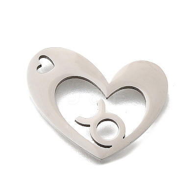 201 Stainless Steel Pendants STAS-A116-01P-02-1
