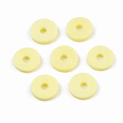 Handmade Polymer Clay Beads CLAY-R067-6.0mm-B23-1