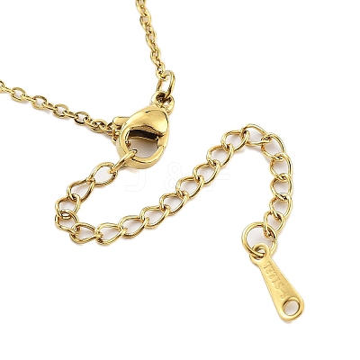 304 Stainless Steel Pendant Nacklaces For Women STAS-S124-01G-05-1