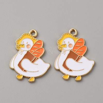 Alloy Enamel Pendants ENAM-CJC0015-15A-1