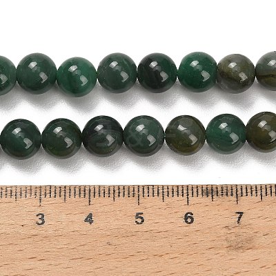 Natural African Jade Beads Strands G-F820-K02-8mm-1