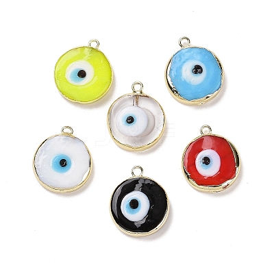 Handmade Lampwork Pendants LAMP-P057-03G-1