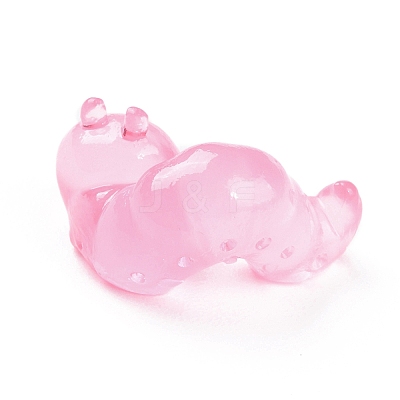 Luminous Resin Worm Ornament DJEW-R011-01B-04-1