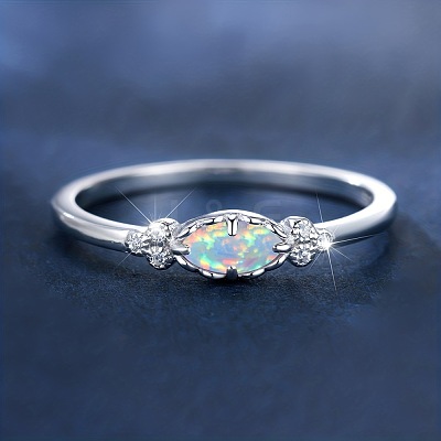 Alloy Rhinestone Plain Band Rings PW-WG1313D-01-1