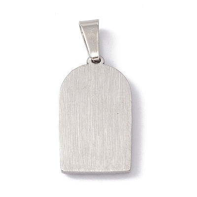 304 Stainless Steel Pendants STAS-A062-27-1