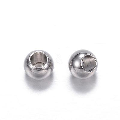 Tarnish Resistant 201 Stainless Steel Beads STAS-D447-35B-1