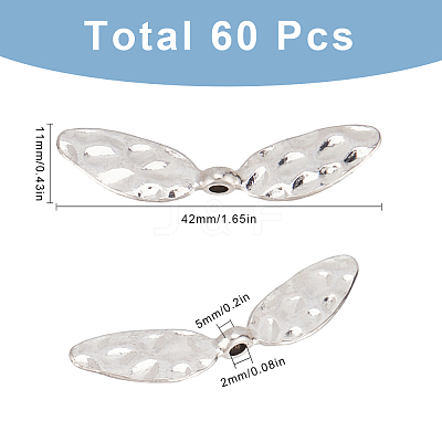 60Pcs Alloy Beads FIND-SC0009-39-1