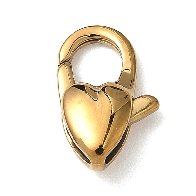 304 Stainless Steel Lobster Claw Clasps STAS-D069-03B-G-1