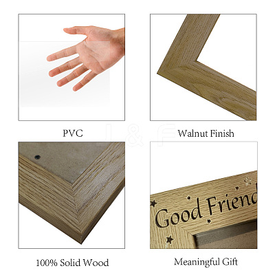 Rectangle Wood Photo Frames AJEW-WH20021-020-1