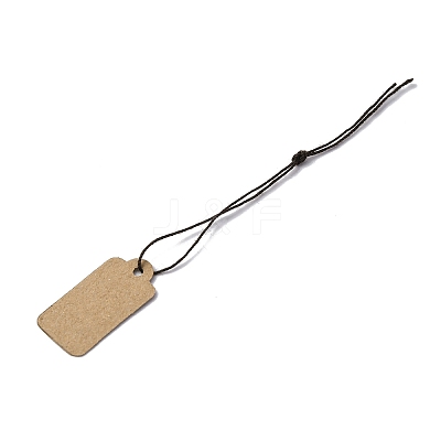 500Pcs Kraft Paper Blank Price Tags with Cord CDIS-R001-01-1