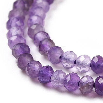 Natural Amethyst Beads Strands G-E194-01-1