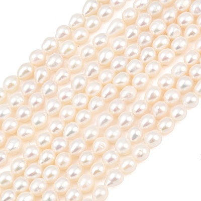 Natural Cultured Freshwater Pearl Beads Strands PEAR-D003-01A-1