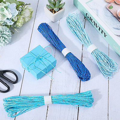 3 Bundles 3 Colors  Twisted Paper Cord DIY-CP0012-06C-1