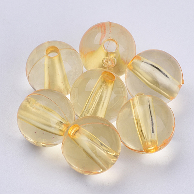Transparent Acrylic Beads X-TACR-Q255-8mm-V-1