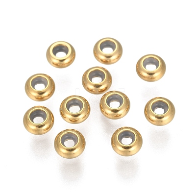 PVD Vacuum Plating 304 Stainless Steel Beads X-STAS-L222-41B-G-1