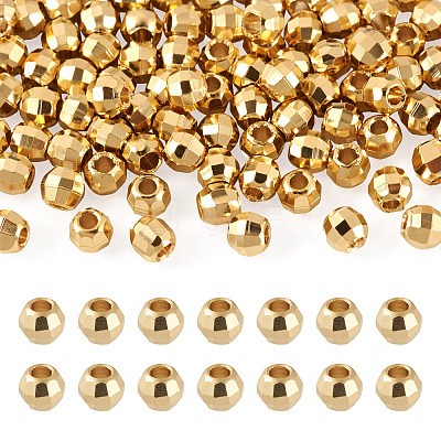 100Pcs Brass Spacer Beads KK-TA0008-36-1