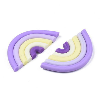 Handmade Polymer Clay Cabochons LS-CLAY-N010-030-07-1
