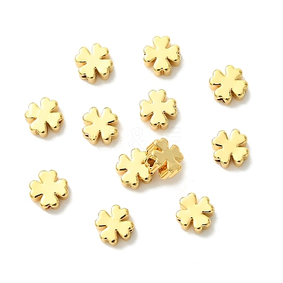 SHEGRACE Brass Clover Beads XGRPCU938-302G-1