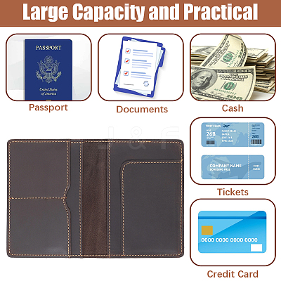Cowhide Passport Protector Covers OFST-WH20007-024C-1