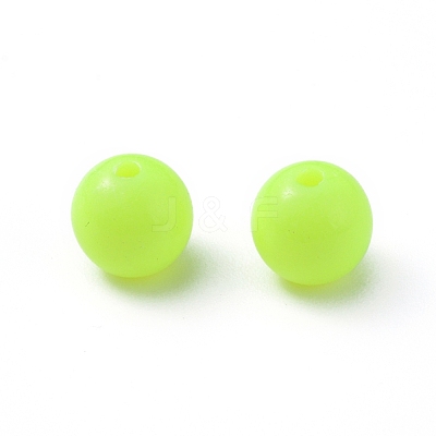Fluorescent Acrylic Beads MACR-R517-8mm-01-1