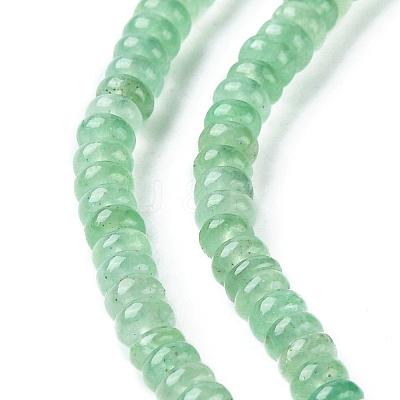 Natural Green Aventurine Beads Strands G-F748-E02-1