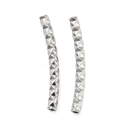 Non-Tarnish 304 Stainless Steel Tube Beads X-STAS-B047-29B-P-1