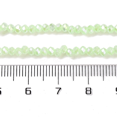 Baking Electroplate Glass Beads Strands X-DGLA-A039-J4mm-B10-1