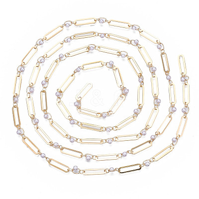 Brass Paperclip Chains CHC-N018-092-1