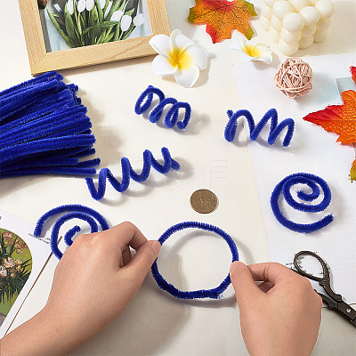 100Pcs DIY Plush Sticks FIND-SP0004-72I-1