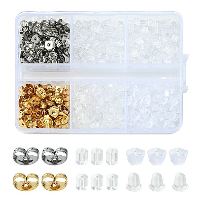 710Pcs 6 Style Ear Backs DIY-FS0005-40-1