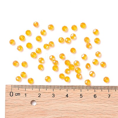 18 Colors Electroplate Glass Beads EGLA-JP0002-03B-4mm-1