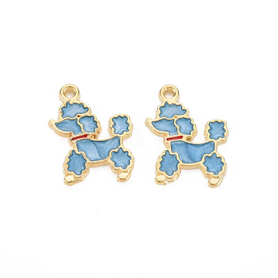 Alloy Enamel Pendants X-ENAM-N055-013B-NR-1
