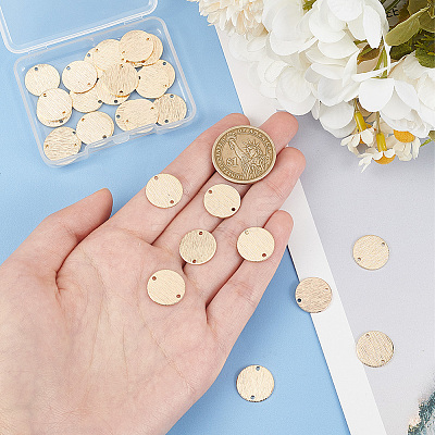 30Pcs Brass Connector Charms KK-BC0012-87-1