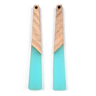 Translucent Resin & Ash Wood Big Pendants RESI-TAC0017-46-B01-1