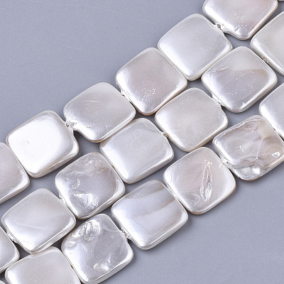 Shell Pearl Beads Strands SSHEL-T011-04A-1
