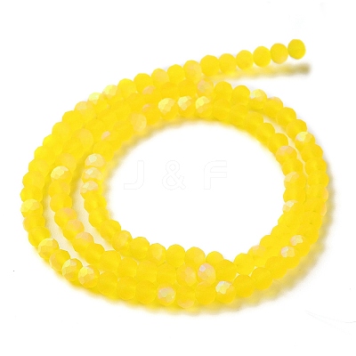 Transparent Glass Beads Strands EGLA-A034-T4mm-MB17-1