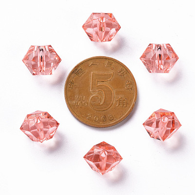 Transparent Acrylic Beads TACR-S154-15B-52-1
