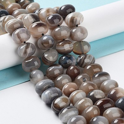 Natural Agate Beads Strands G-G021-03B-05-1