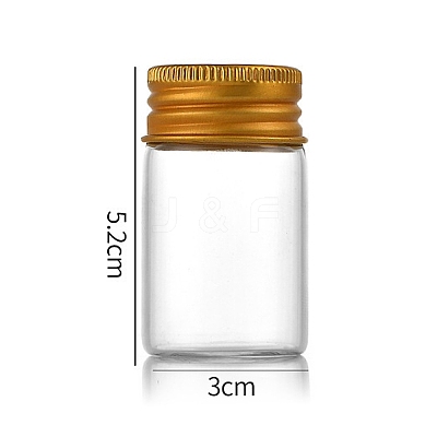 Clear Glass Bottles Bead Containers CON-WH0085-75C-02-1